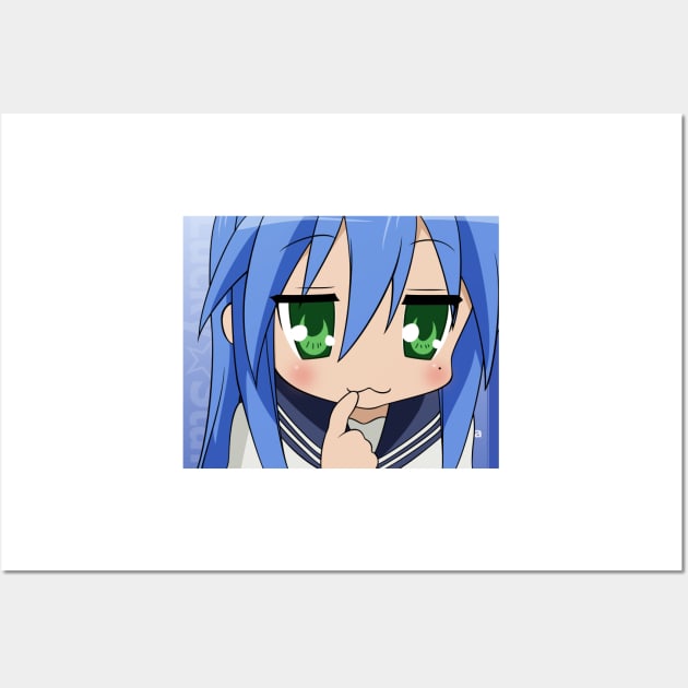 Konata Hmm Wall Art by KokoroPopShop